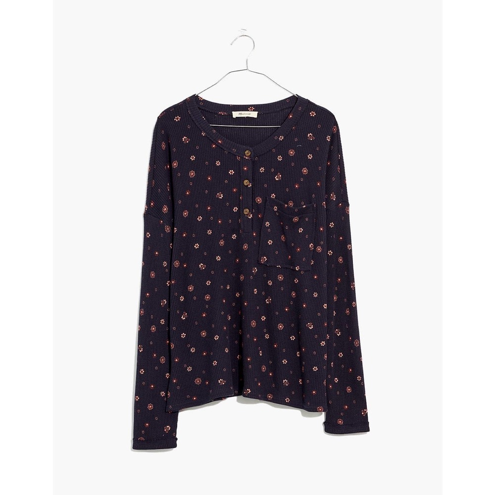Madewell Floral Fall Thermal Top